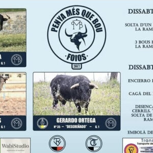 TOROS FOIOS 20 SEPTIEMBRE 2025"