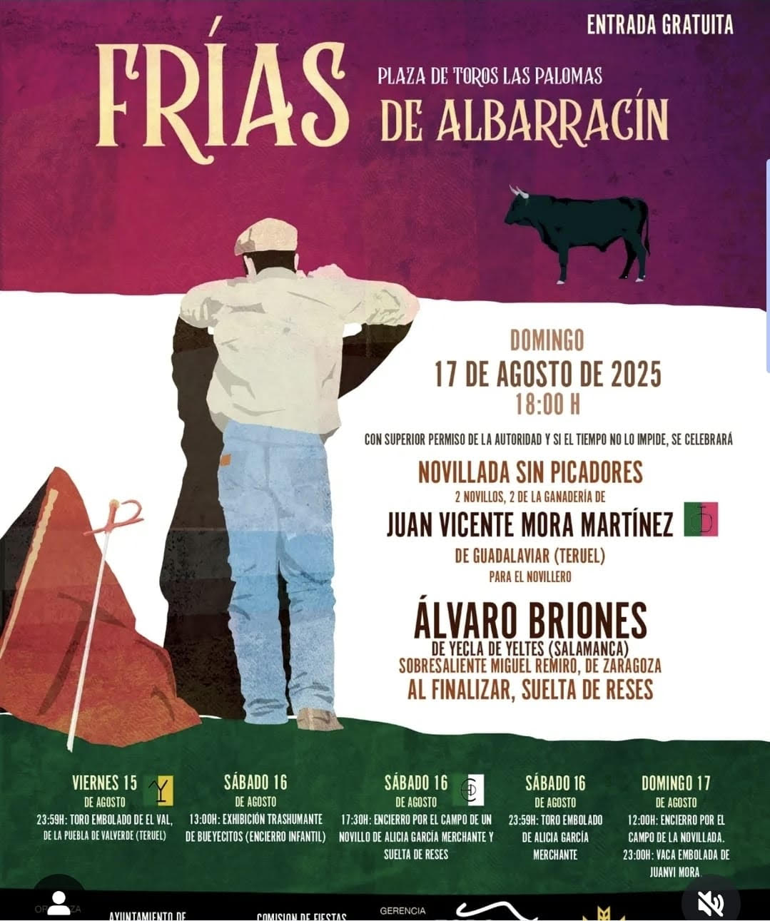 TOROS FRÍAS DE ALBARRACÍN 17 AGOSTO 2025