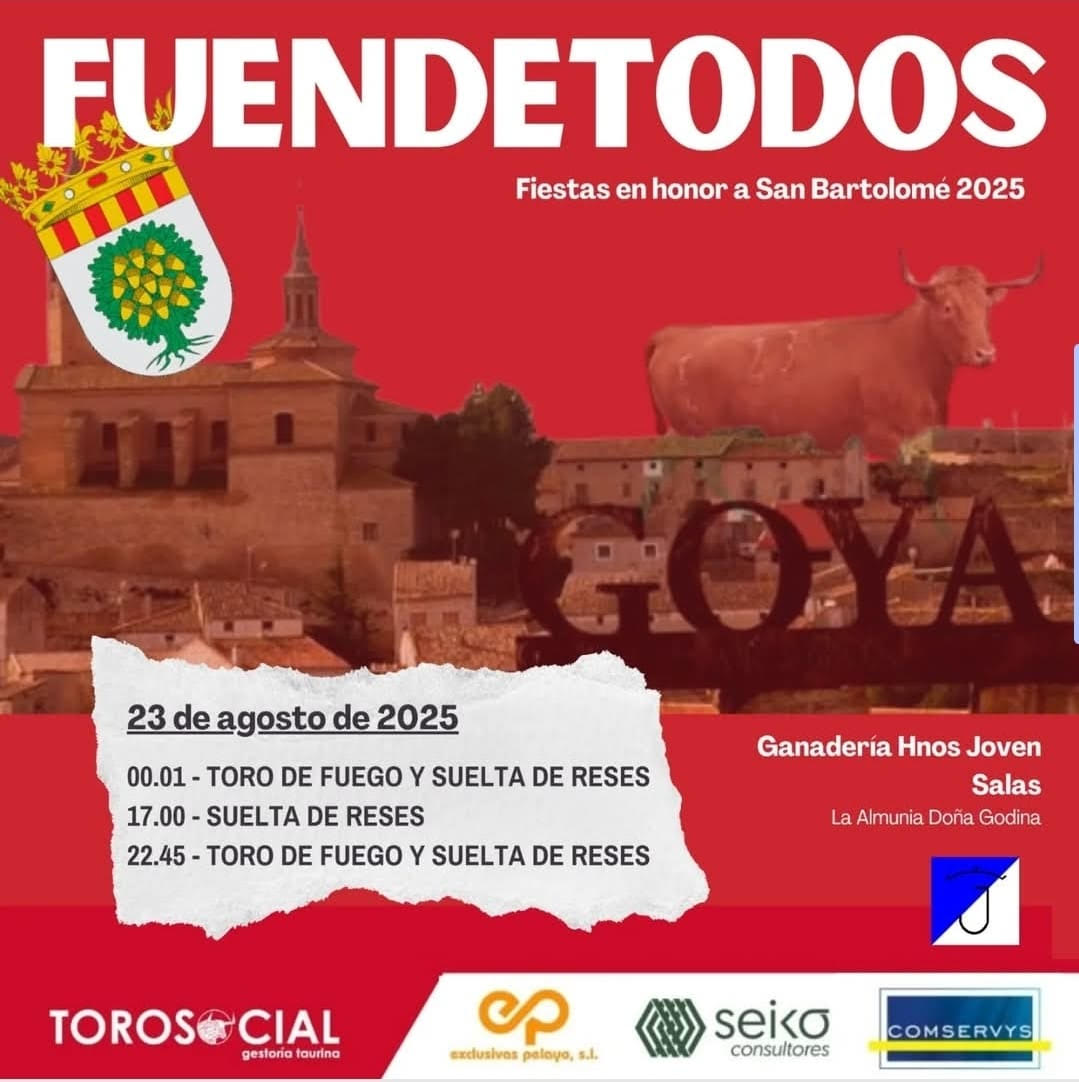 TOROS FUENDETODOS 23 AGOSTO 2025