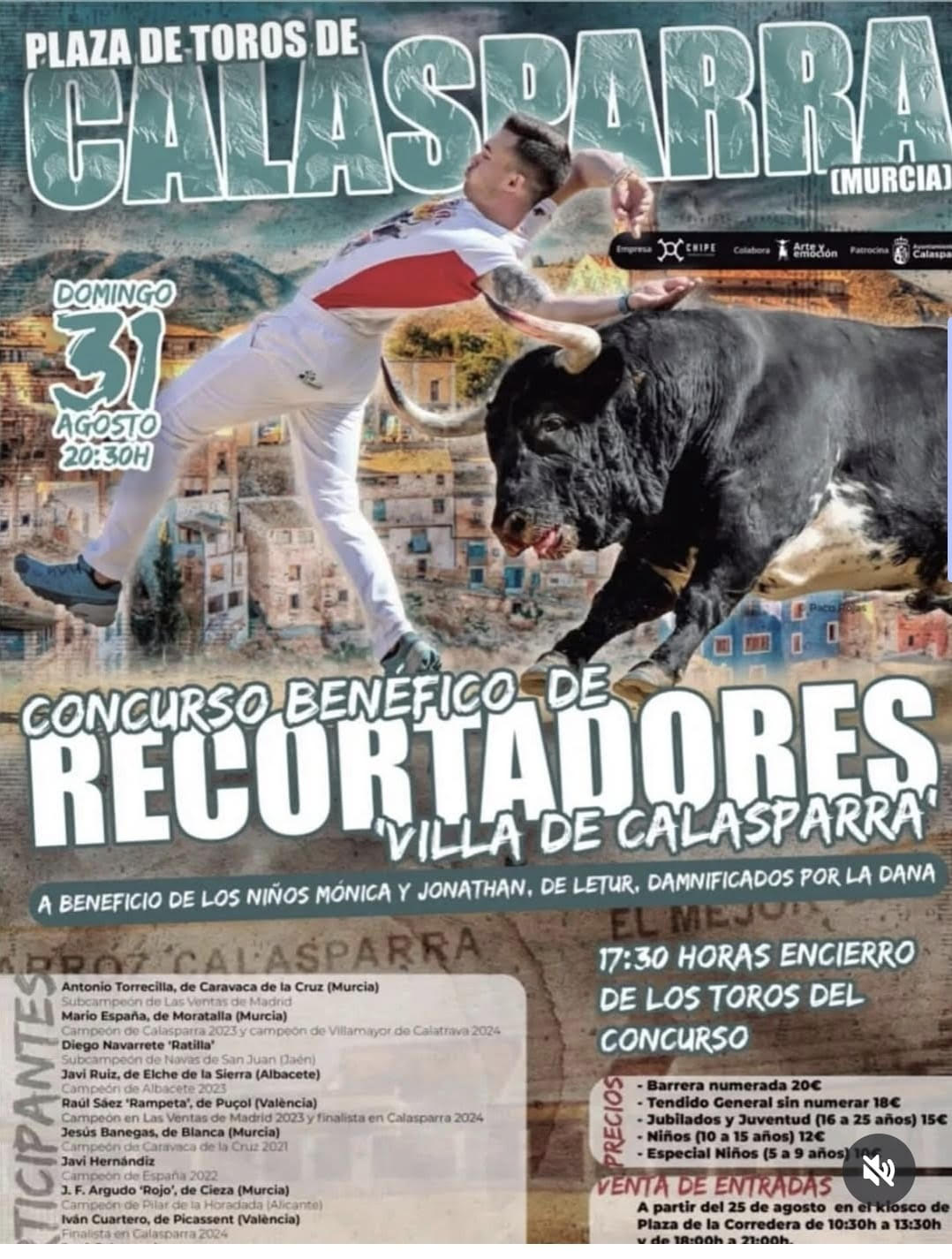 TOROS GALASPARRA 31 AGOSTO 2025