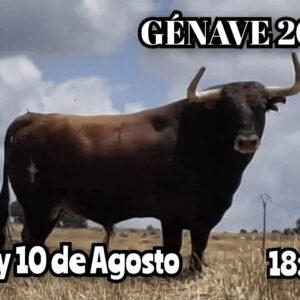 TOROS GÉNAVE DEL 8 AL 10 DE AGOSTO 2025