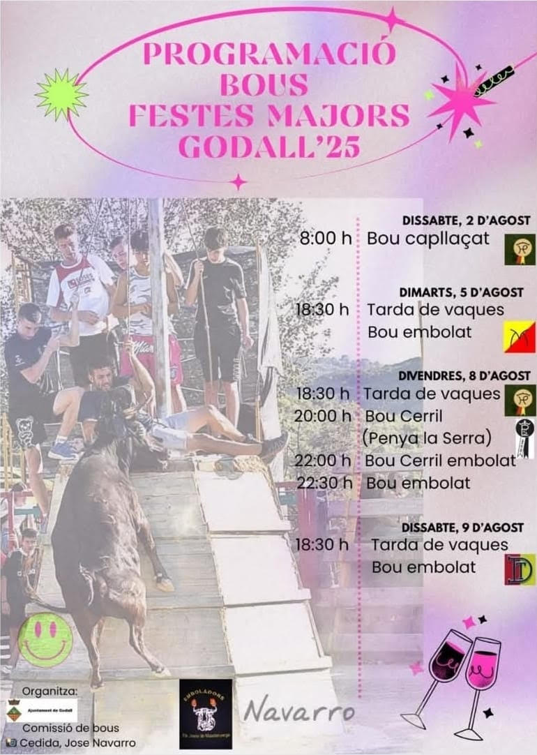 TOROS GODALL 5 DE AGOSTO 2025