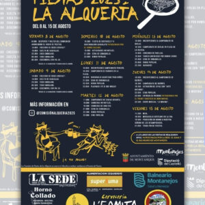 TOROS LA ALQUERÍA DEL 8 AL 15 DE AGOSTO 2025