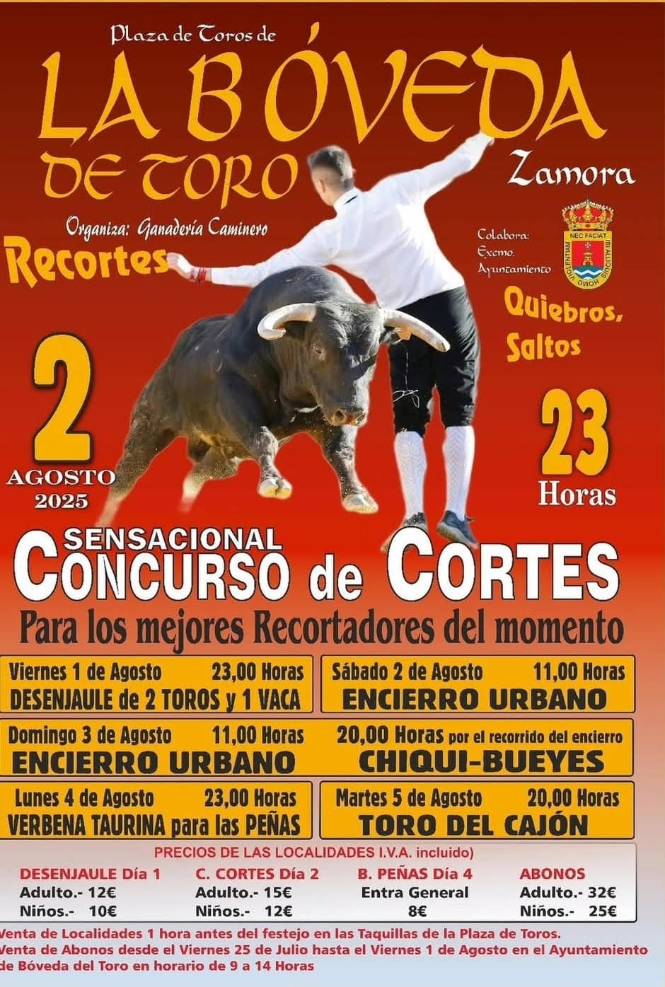 TOROS LA BÓVEDA 2 AGOSTO 2025