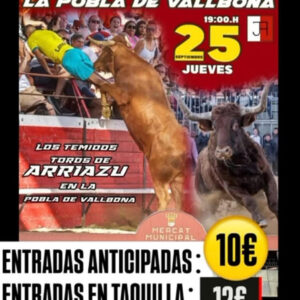 TOROS LA POBLA FR VALLBONA 25 AGOSTO 2025