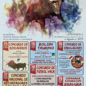TOROS LA PUEBLA DE ALFIDEN DEL 15 AL 19 AGOSTO 2025
