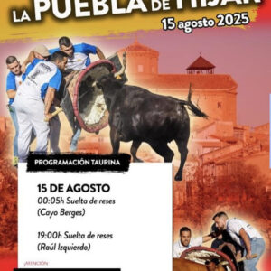 TOROS LA PUEBLA DE HIJAR 15 AGOSTO 2025