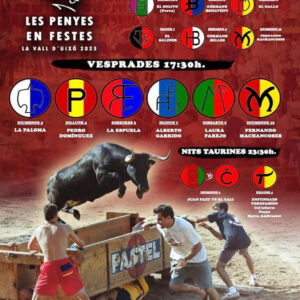 TOROS LES PENYES EN FESTES DEL 3 AL 10 DE AGOSTO 2025