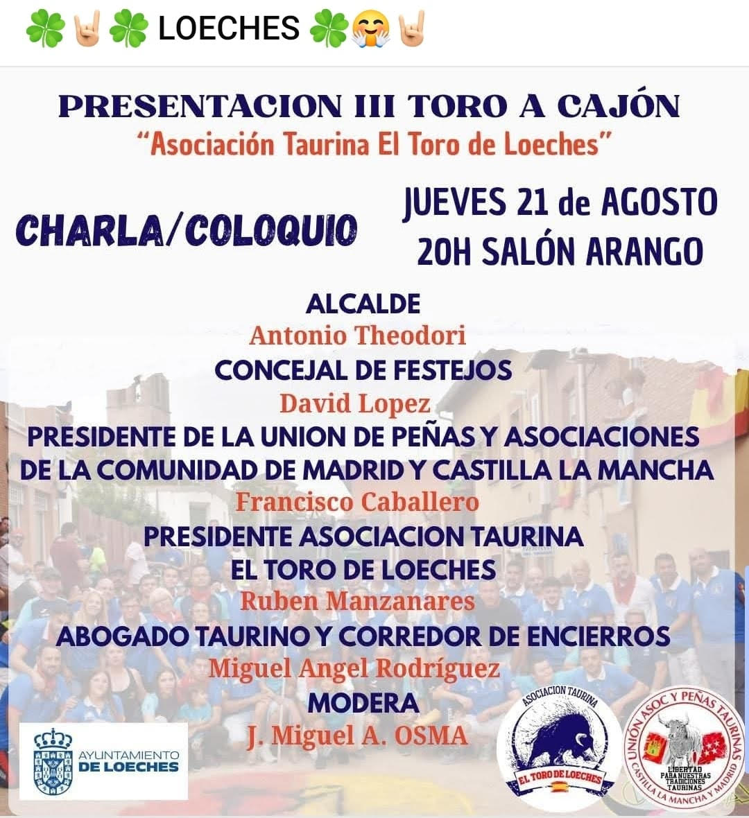 TOROS LOECHE 21 AGOSTO 2025