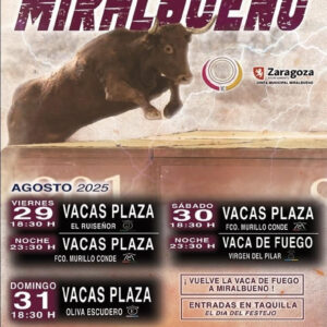 TOROS MIRALBUENO DEL 29 AL 30 DE AGOSTO 2025