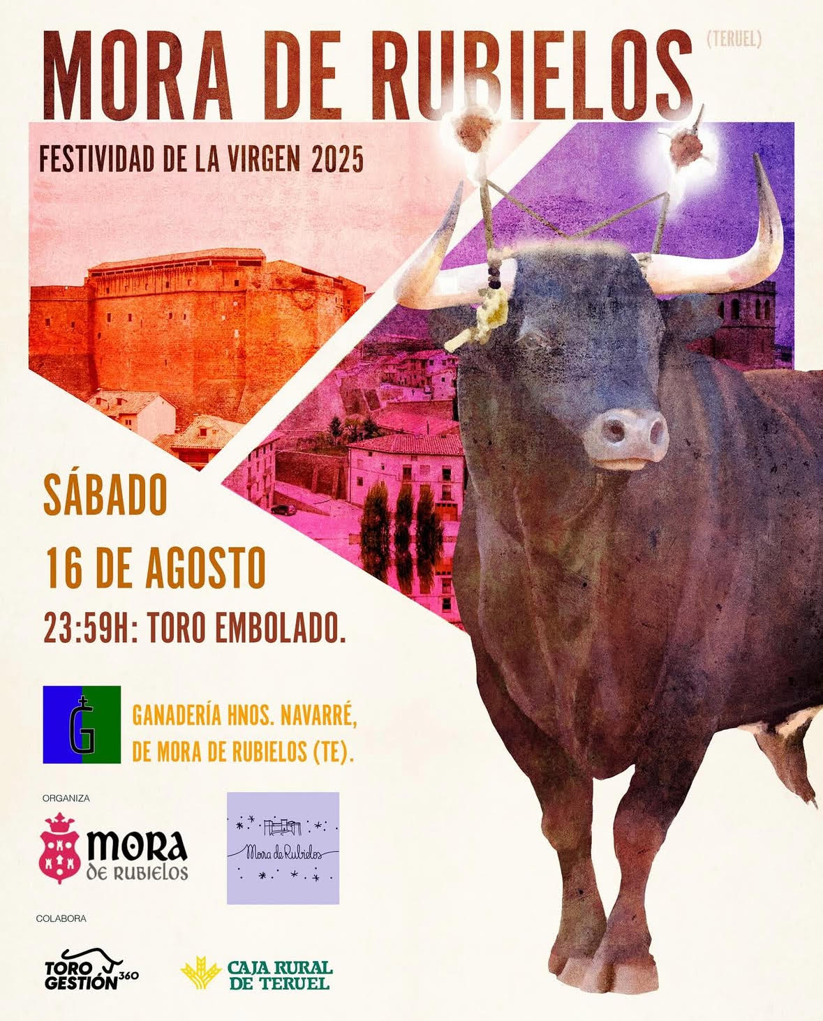 TOROS MORA DE RUBIELOS 16 AGOSTO 2025