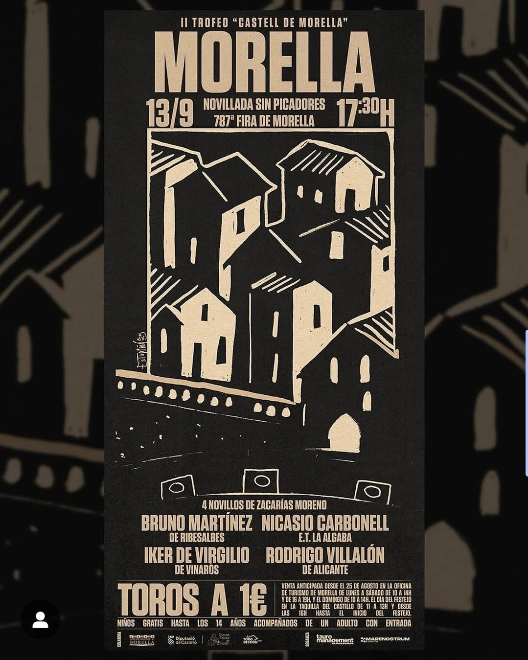 "TOROS MORELLA 13 SEPTIEMBRE 2025"