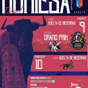 "TOROS MUNIESA 9 Y 10 AGOSTO 2025