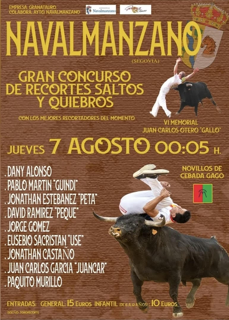 TOROS NAVALMANZANO 7 AGOSTO 2025
