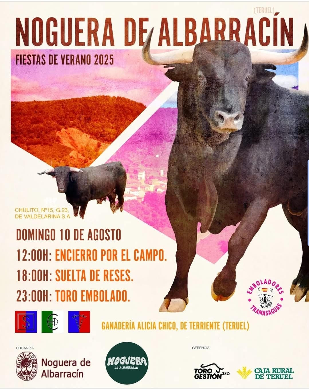 TOROS NOGUERA DE ALBARRACÍN 10 DE AGOSTO 2025