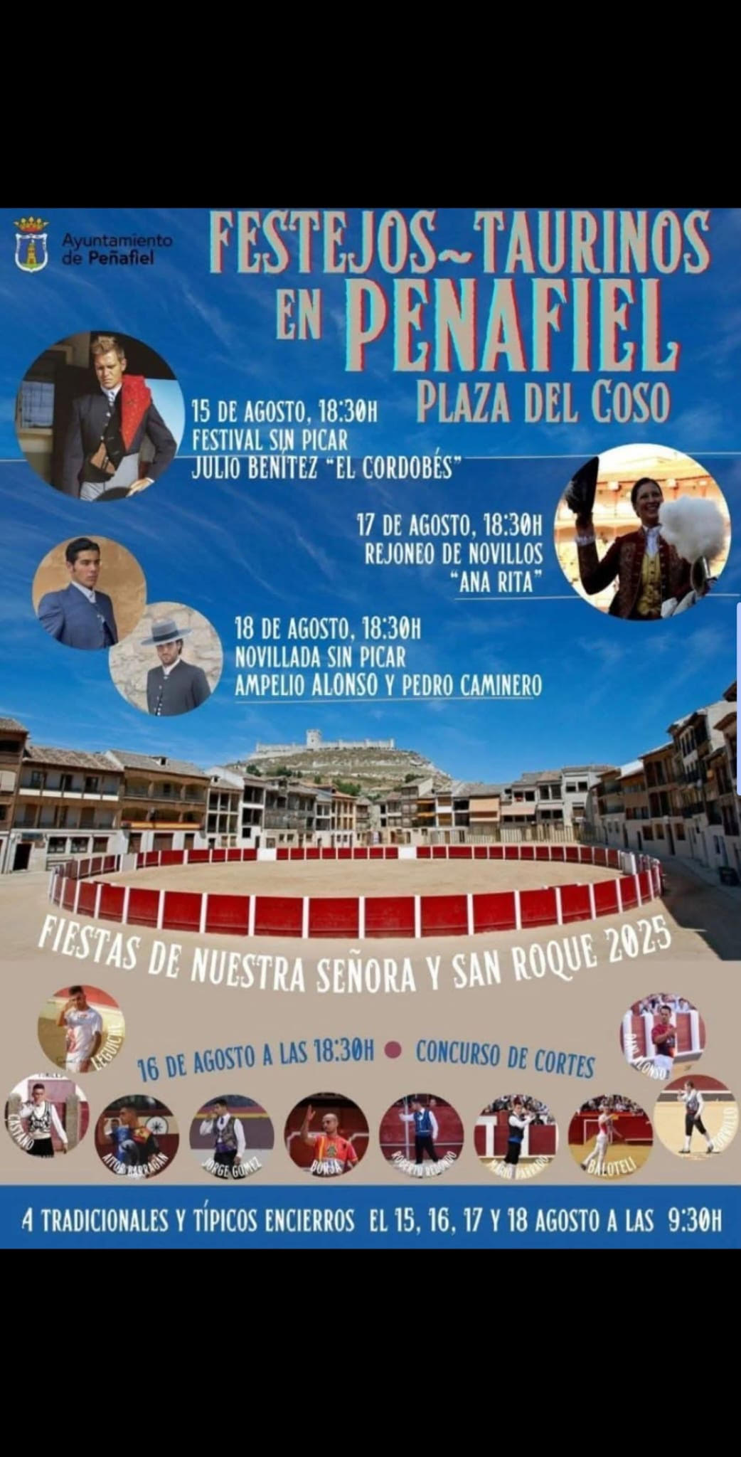 TOROS PEÑAFIEL 15 AGOSTO 2025