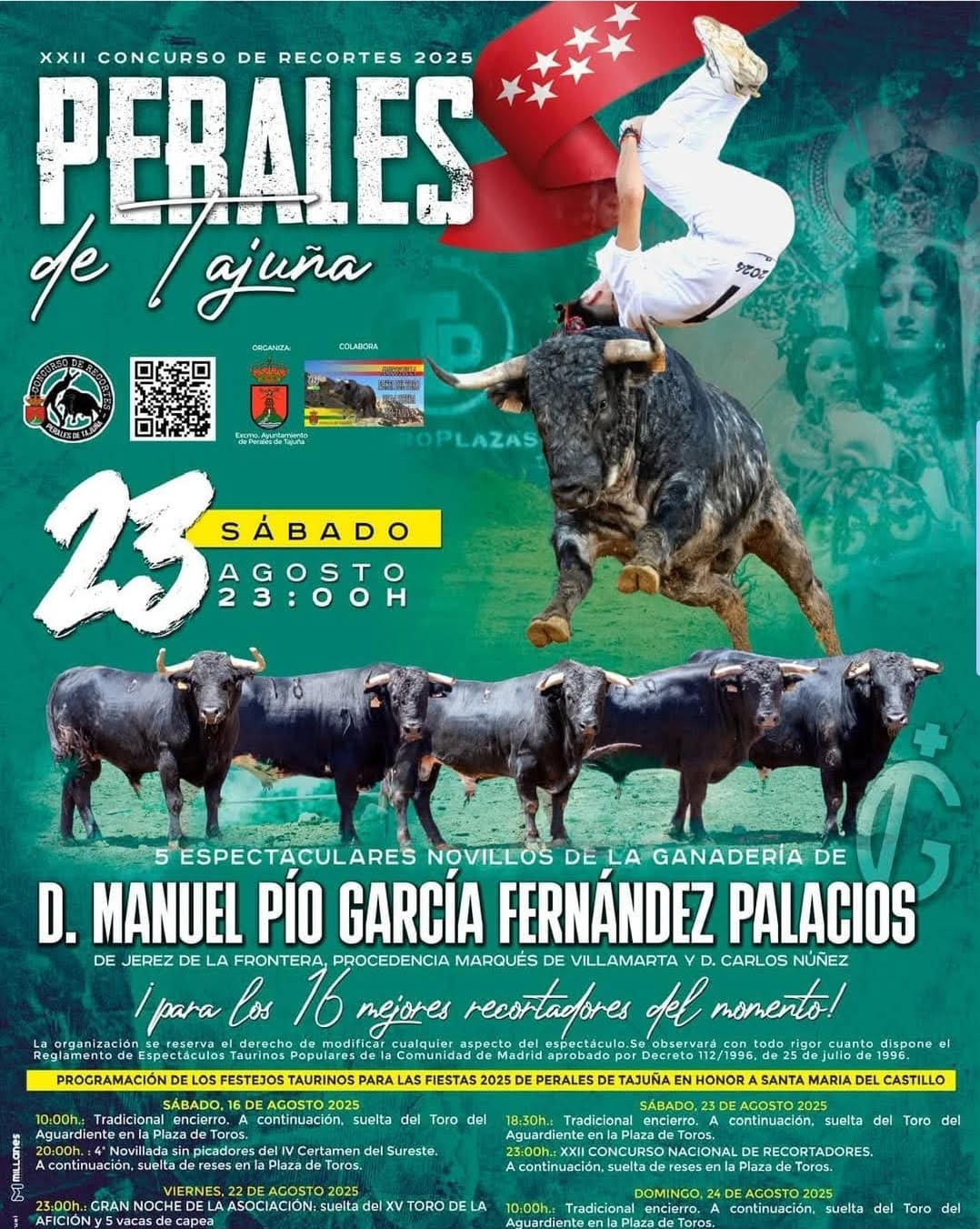 TOROS PERALES DE TAJUÑA 23 AGOSTO 2025