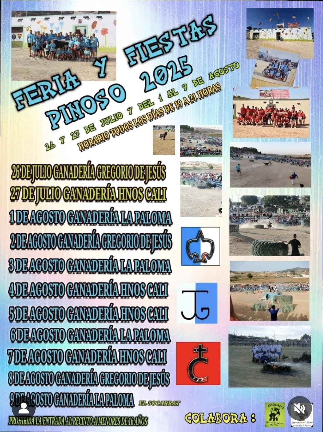 TOROS PINOSO DEL 6 AL 9 DE AGOSTO 2025