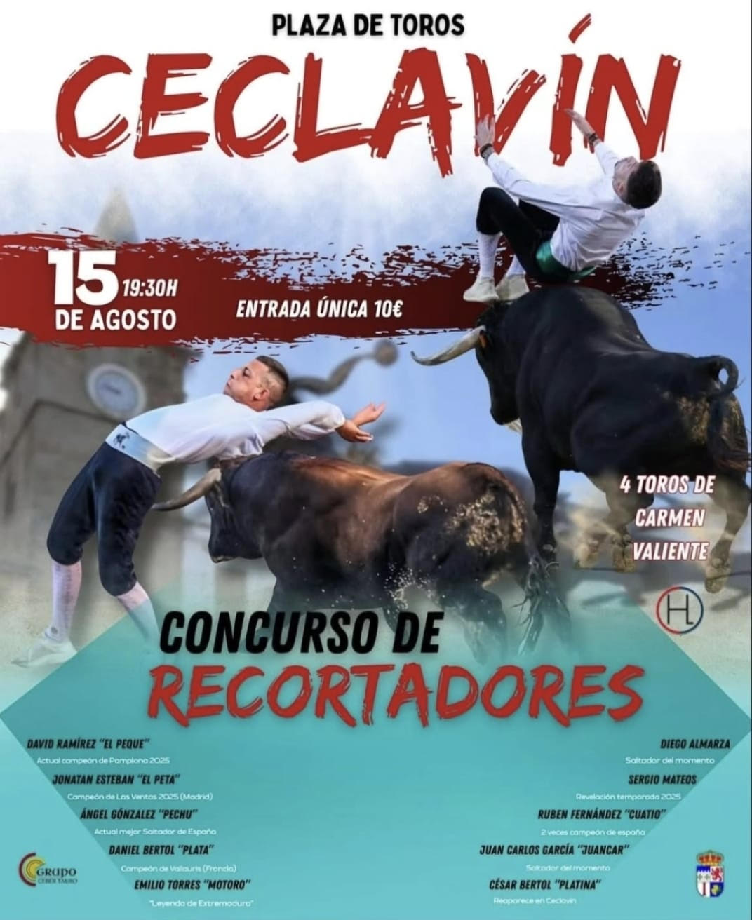 TOROS PLAZA DE TOROS CECLAVÍN 15 AGOSTO 2025"