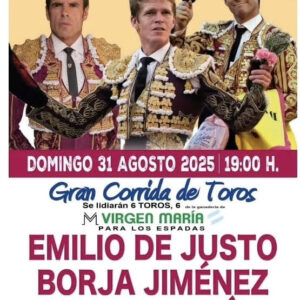 TOROS PLAZA DE TOROS PRIEGO DE CORDOBA 31 AGOSTO 2025