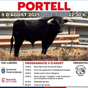 TOROS PORTELL DE MORELLA 9 DE AGOSTO 2025
