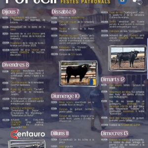 TOROS PORTELL DEL 7 AL 12 DE AGOSTO 2025