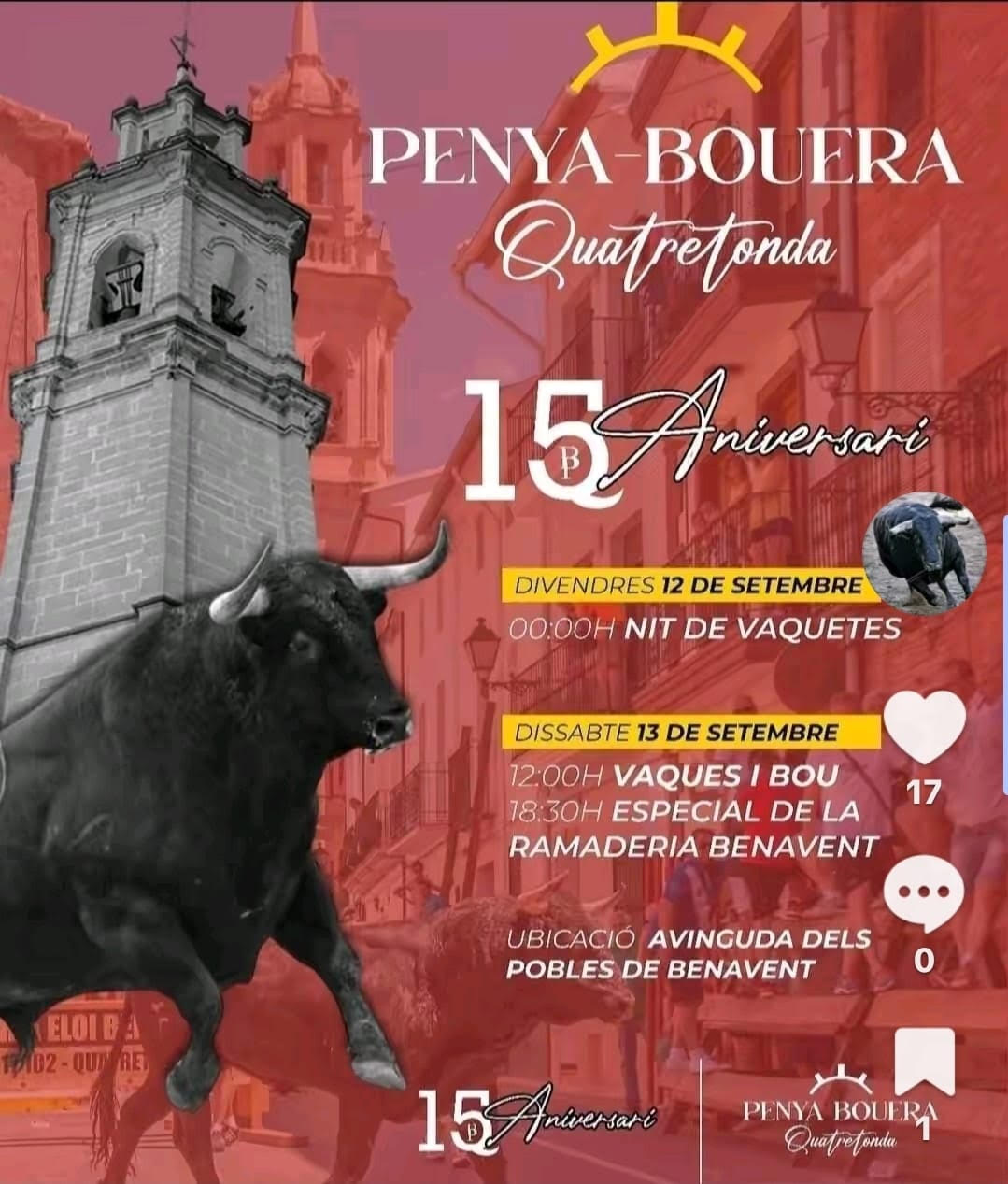 TOROS QUATRETONDA 12 Y 13 SEPTIEMBRE 2025