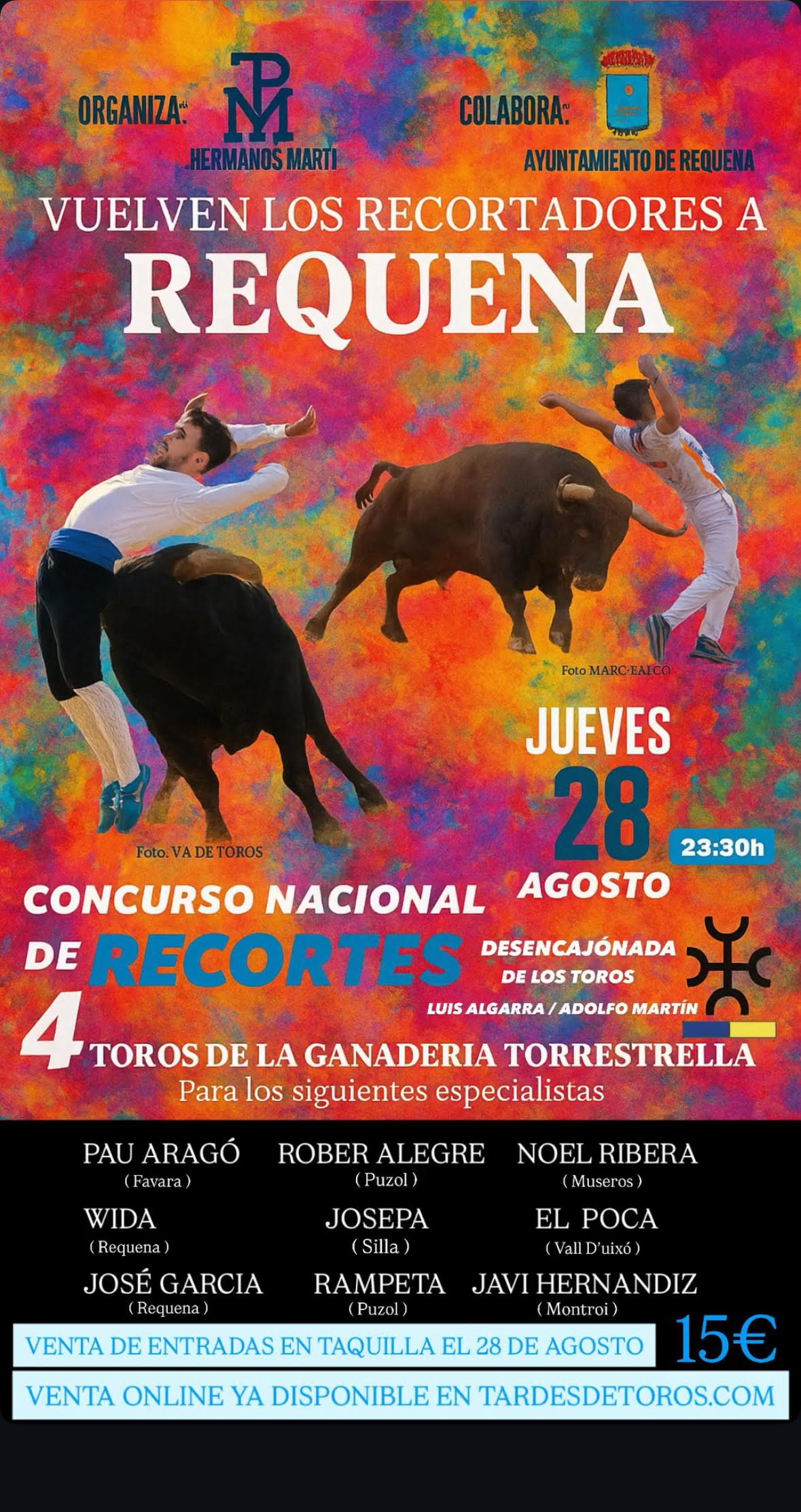 TOROS REQUENA 28 AGOSTO 2025