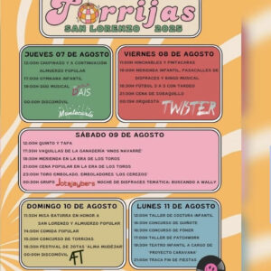 TOROS RORRIJAS DEL 7 AL 11 DE AGOSTO 2025
