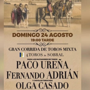 TOROS SABIOTE 24 AGOSTO 2025