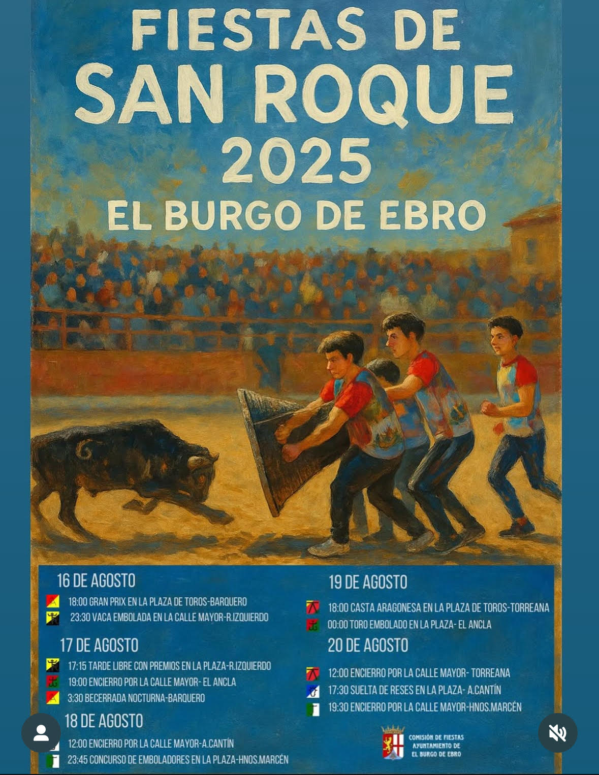 TOROS SAN ROQUE DEL 16 AL 20 DE AGOSTO 2025