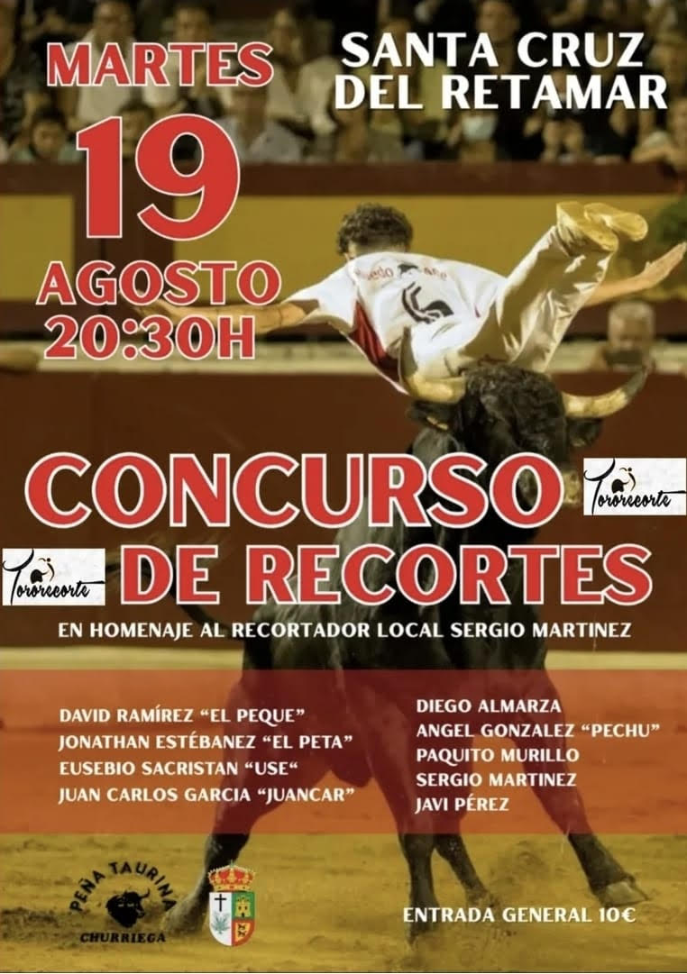 TOROS SANTA CRUZ DEL RETAMAR 19 AGOSTO 2025
