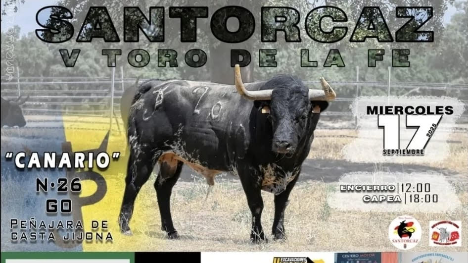 TOROS SANTORCAZ 17 SEPTIEMBRE 2025