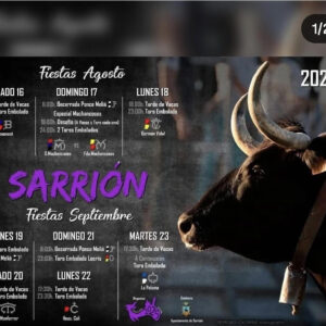 TOROS SARRIÓN 16 17 Y 18 DE AGOSTO 2025