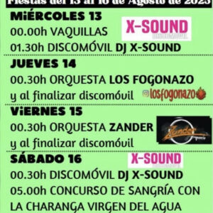 TOROS SENO DEL 13 AL 16 DE AGOSTO 2025