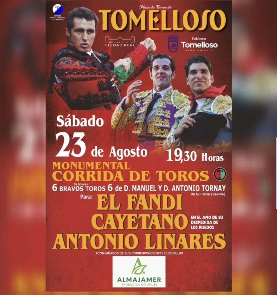 TOROS TOMELLOSO 23 AGOSTO 2025