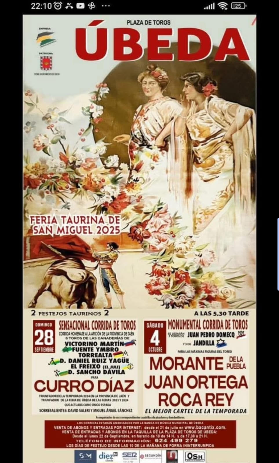 TOROS UBEDA 28 SEPTIEMBRE 2025