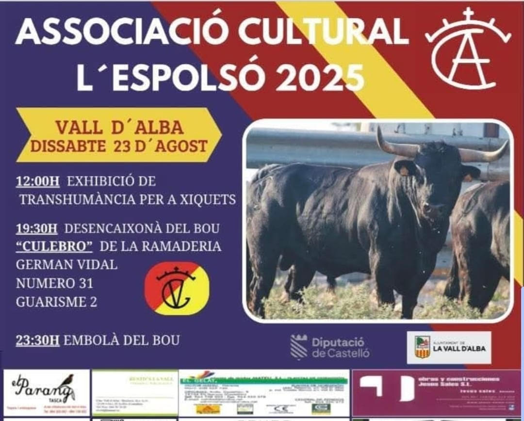 "TOROS VALL D ALBA 23 AGOSTO 2025"