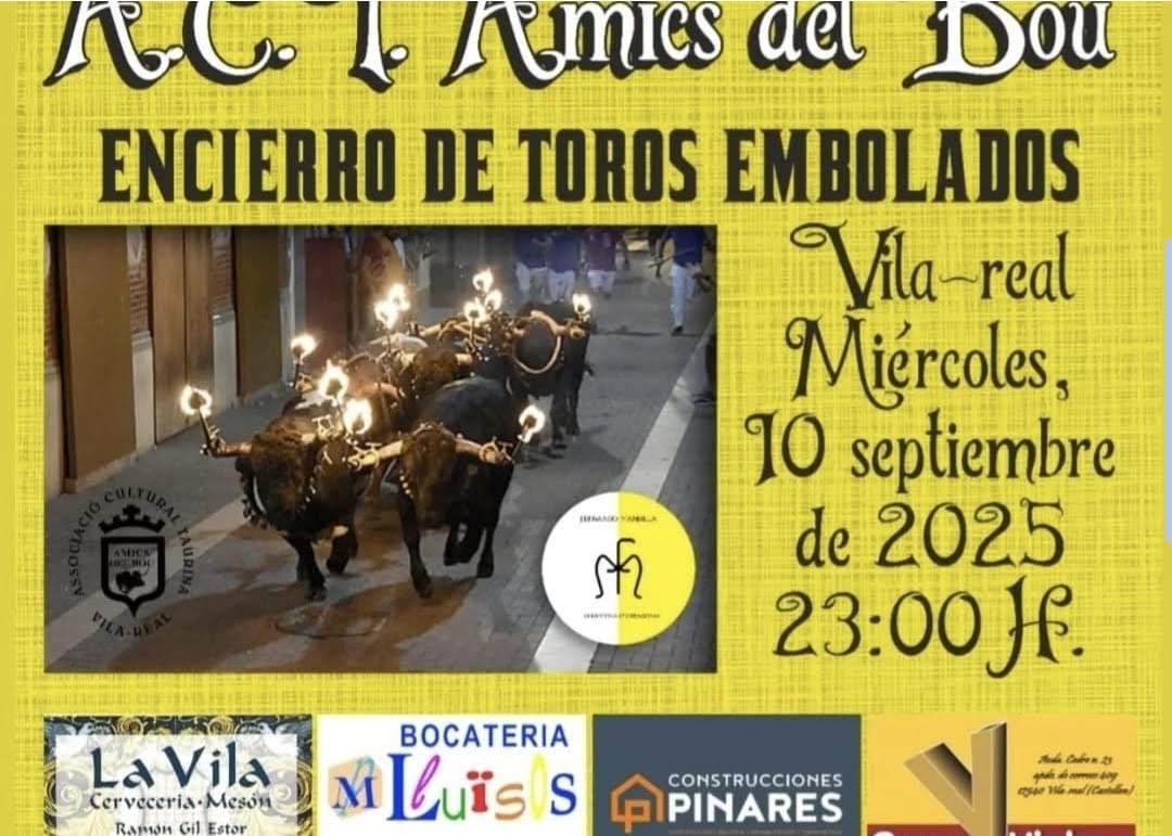 TOROS VILA REAL 10 SEPTIEMBRE 2025