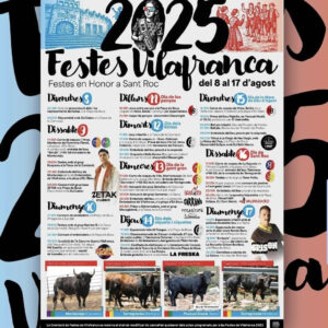 TOROS VILAFRANCA DEL 8 AL 17 DE AGOSTO 2025