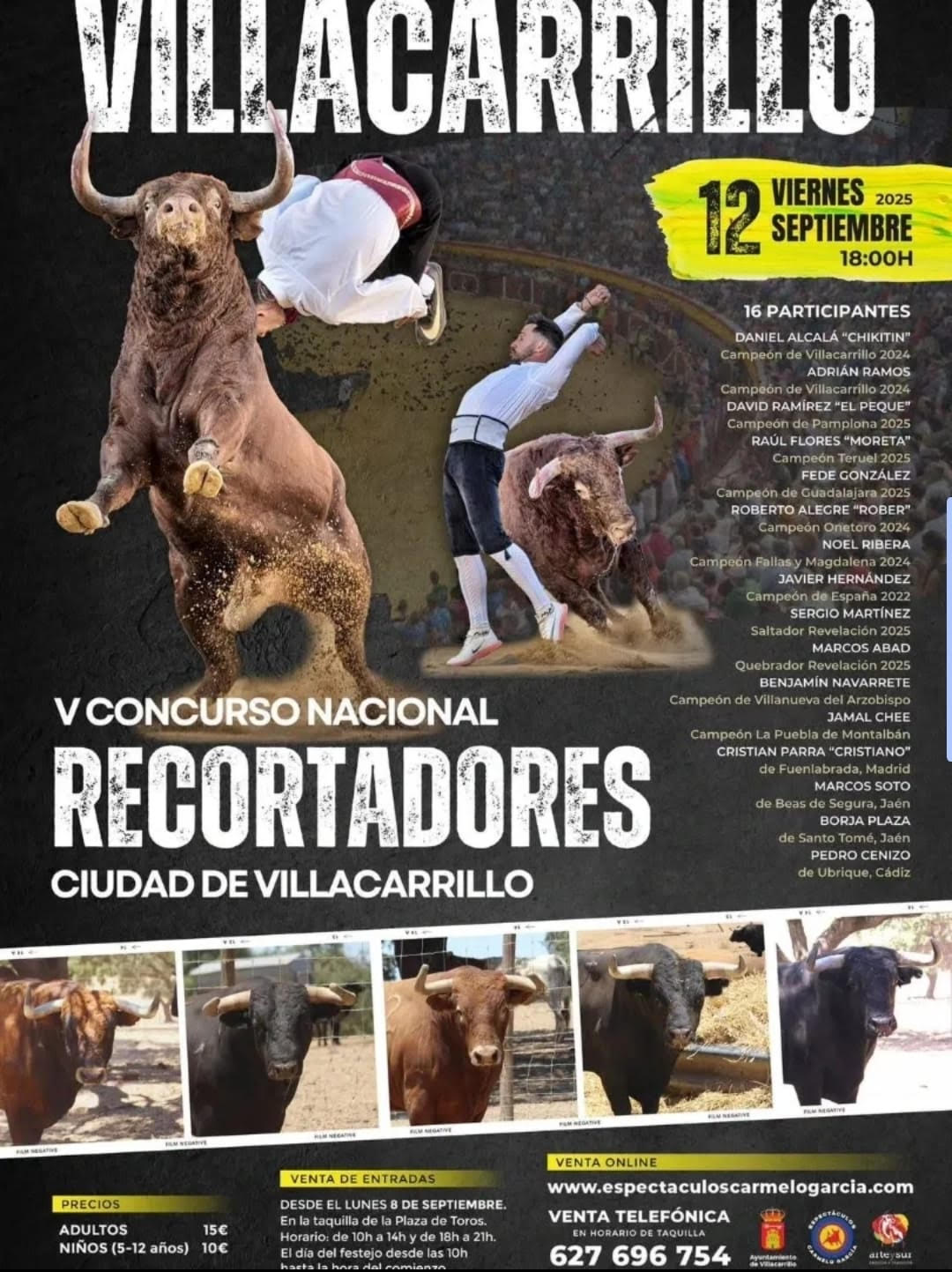 TOROS VILLACARRILLO 12 SEPTIEMBRE 2025