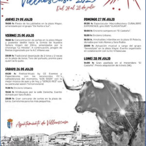 TOROS VILLUSCAS DEL 24 AL 28 DE AGOSTO 2025