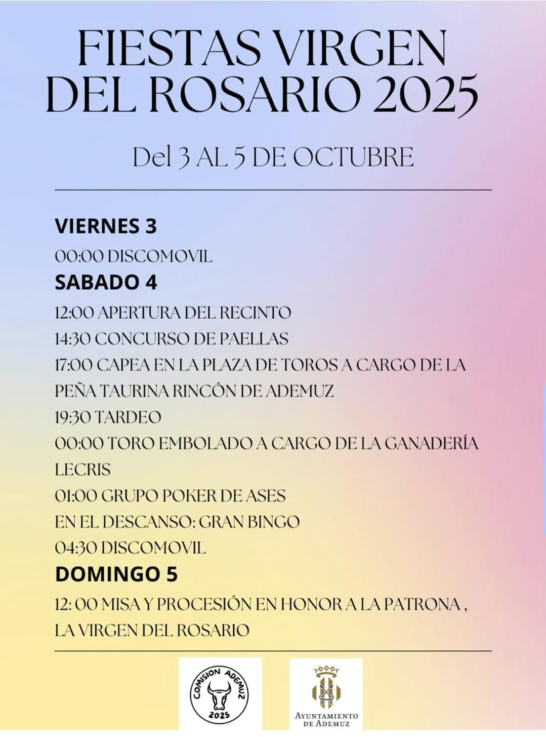 TOROS ADEMUZ 4 OCTUBRE 2025