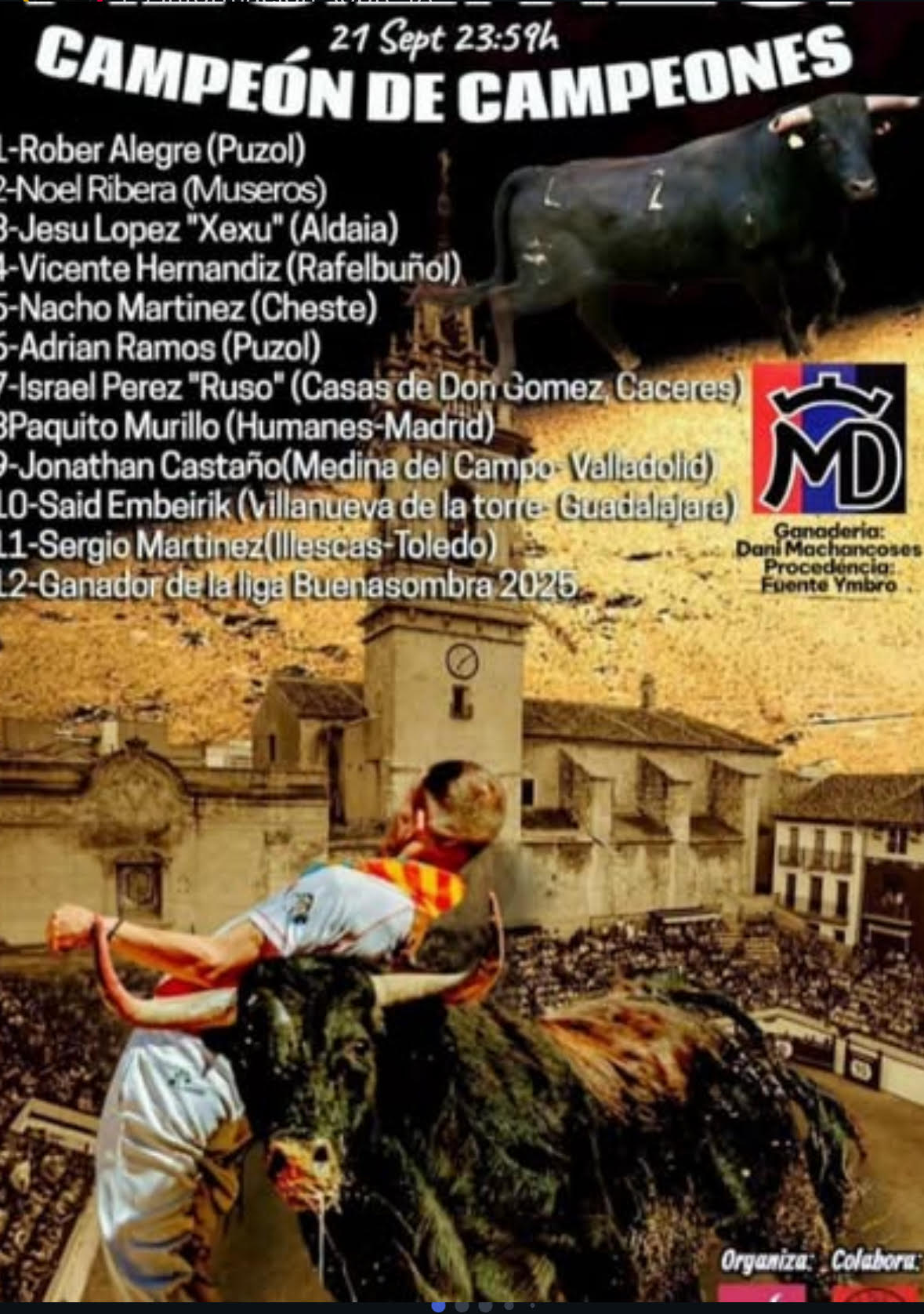 TOROS ALGEMESI CONCURSO DE RECORTES 21 SEPTIEMBRE 2025