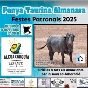 TOROS ALMENARA 2 DE OCTUBRE 2025