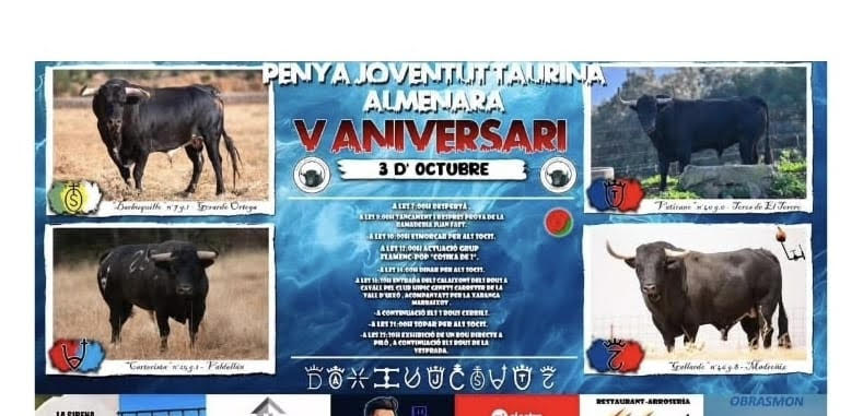 TOROS ALMENARA 3 OCTUBRE 2025
