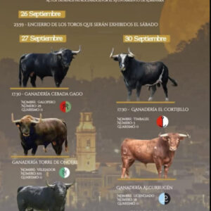 TOROS ALMENARA 30 SEPTIEMBRE 2025