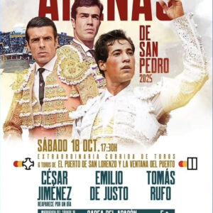 TOROS ARENAS 18 OCTUBRE 2025