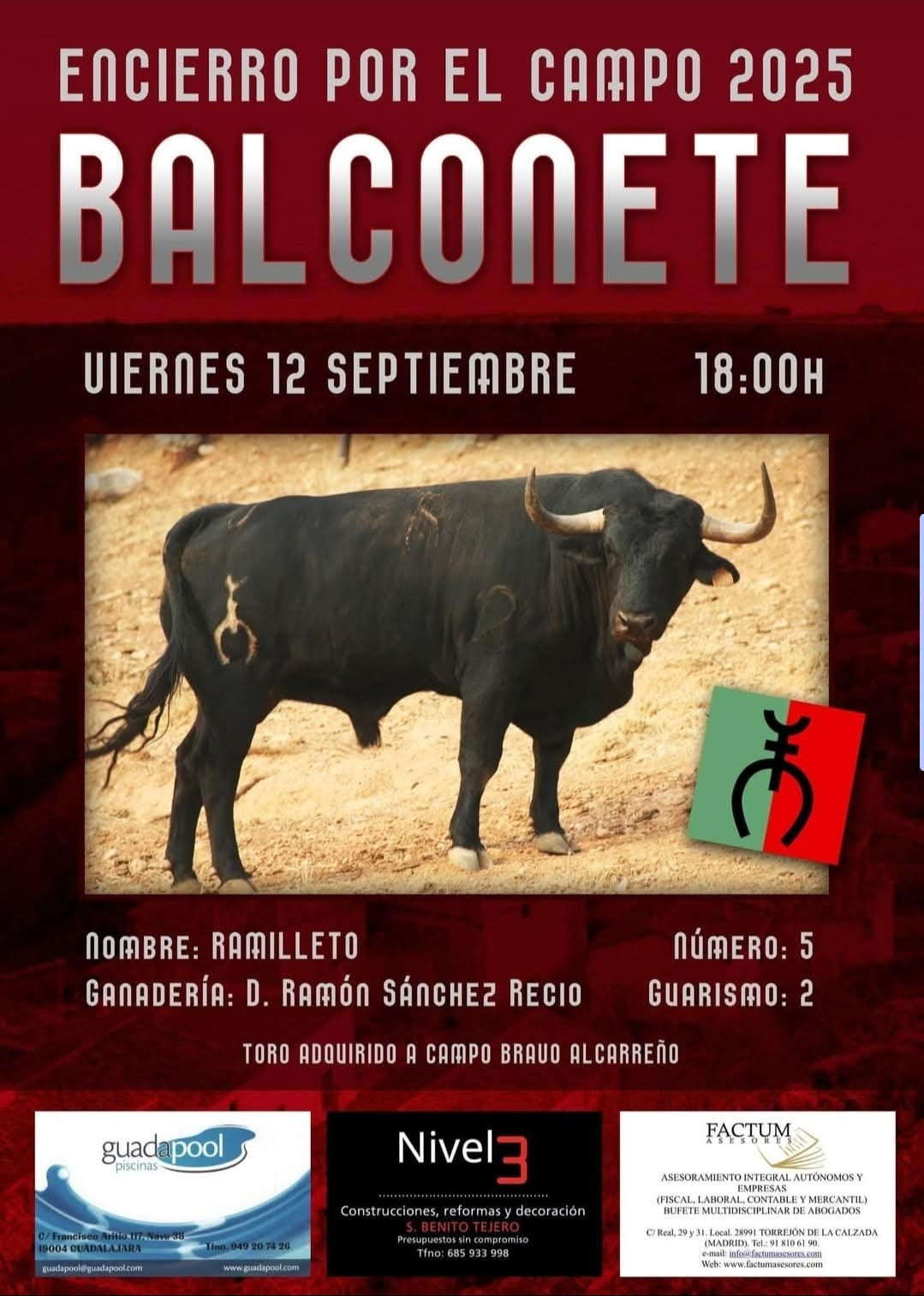 TOROS BALCONETE 12 SEPTIEMBRE 2025