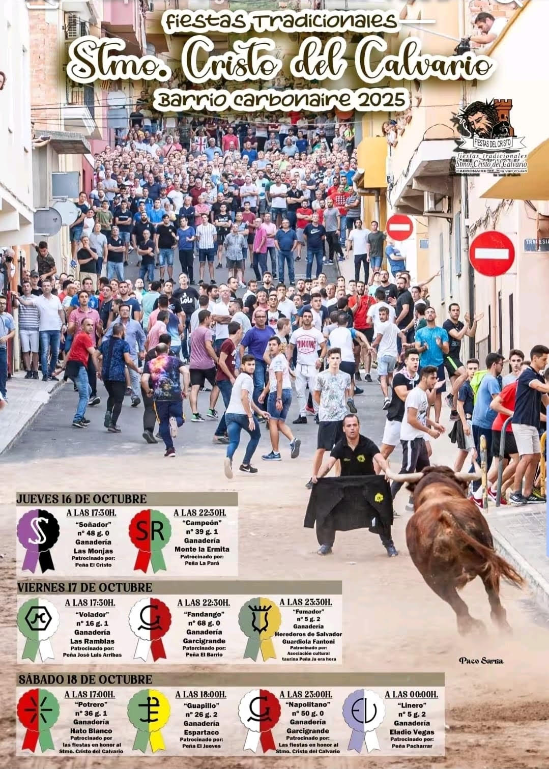 TOROS BARRIO CARBONAIRE DEL 16 AL 18 DE OCTUBRE 2025